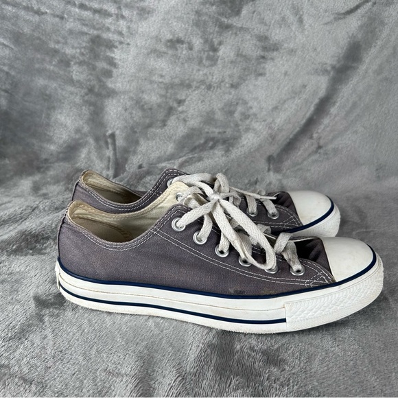 Converse All Star Low Top Sneakers Mens 6 Womens 8 Faded Navy Blue Chuck Taylors - Picture 7 of 13